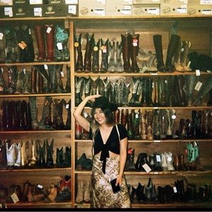 Snake Print Silk Skirt